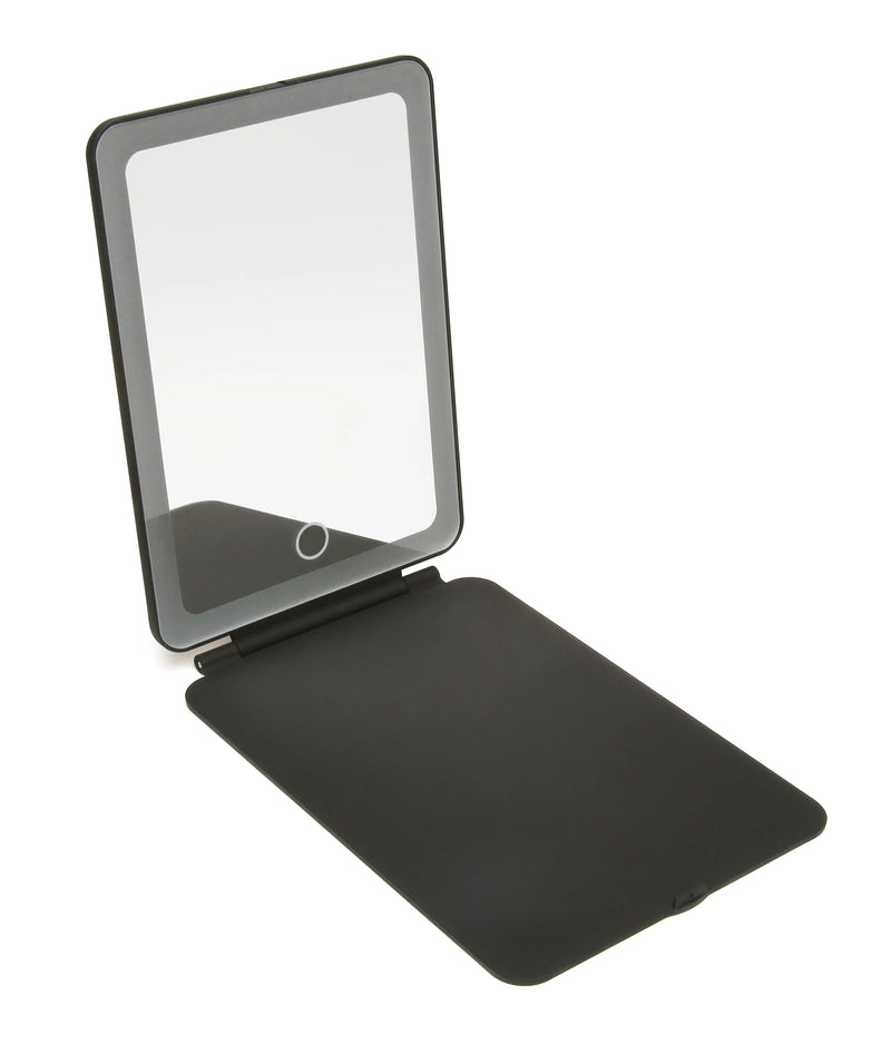 Drych LED - Du | LED Mirror by Alice Wheeler - Black