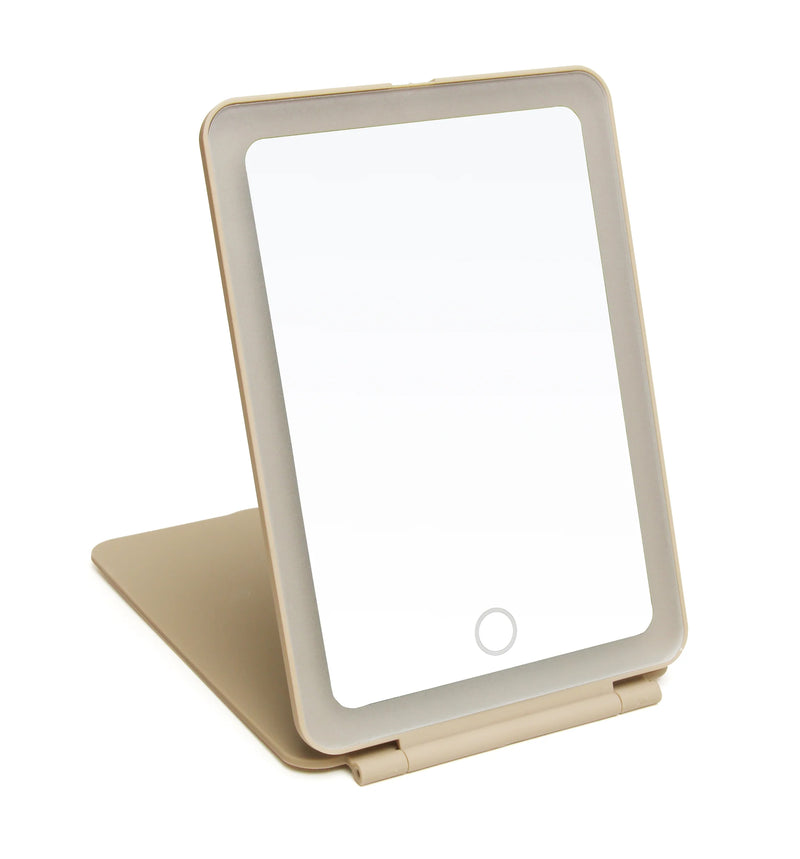 Drych LED - Carreg | LED Mirror by Alice Wheeler - Stone