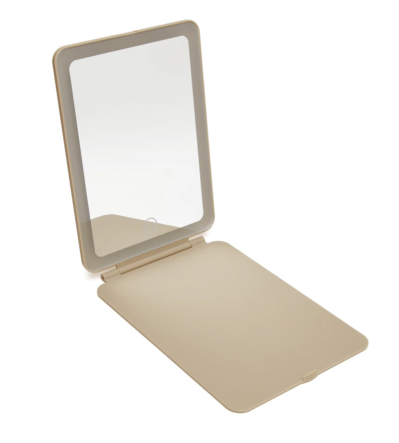 Drych LED - Carreg | LED Mirror by Alice Wheeler - Stone
