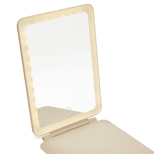 Drych LED - Carreg | LED Mirror by Alice Wheeler - Stone