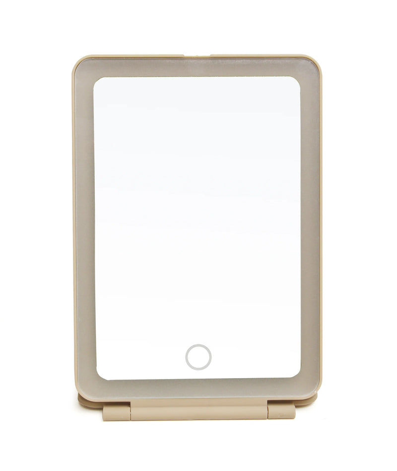 Drych LED - Carreg | LED Mirror by Alice Wheeler - Stone