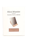 Drych - Gwyrdd | Folding Mirror by Alice Wheeler - Pistachio