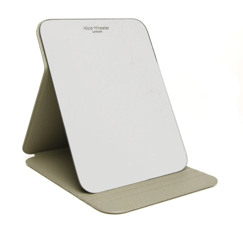 Drych - Gwyrdd | Folding Mirror by Alice Wheeler - Pistachio