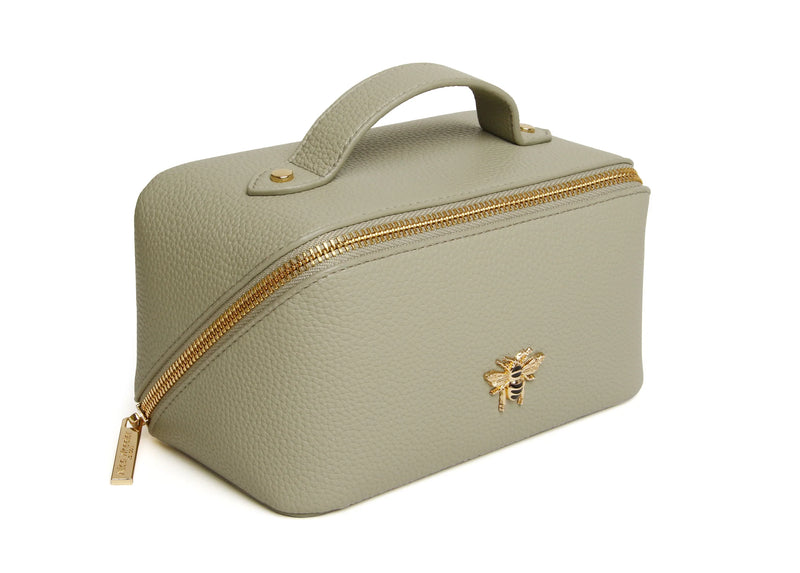 Bag Colur Mini - Gwyrdd | Mini Train Case by Alice Wheeler - Pistachio