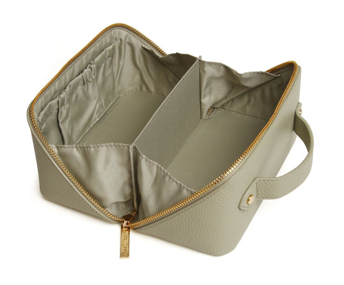 Bag Colur Mini - Gwyrdd | Mini Train Case by Alice Wheeler - Pistachio