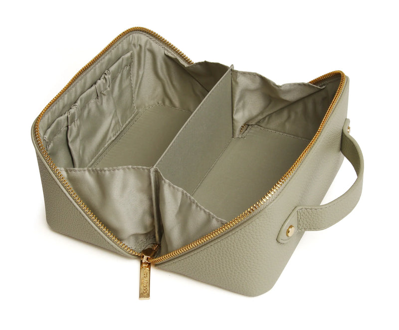 Bag Colur Mini - Gwyrdd | Mini Train Case by Alice Wheeler - Pistachio