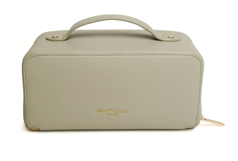 Bag Ymolchi - Gwyrdd | Train Case by Alice Wheeler - Pistachio