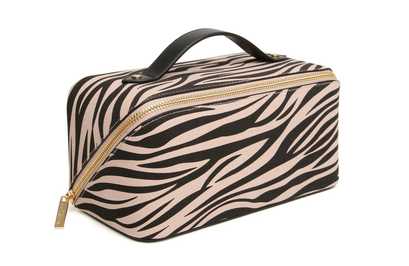 Bag Ymolchi - Sebra | Train Case by Alice Wheeler - Zebra