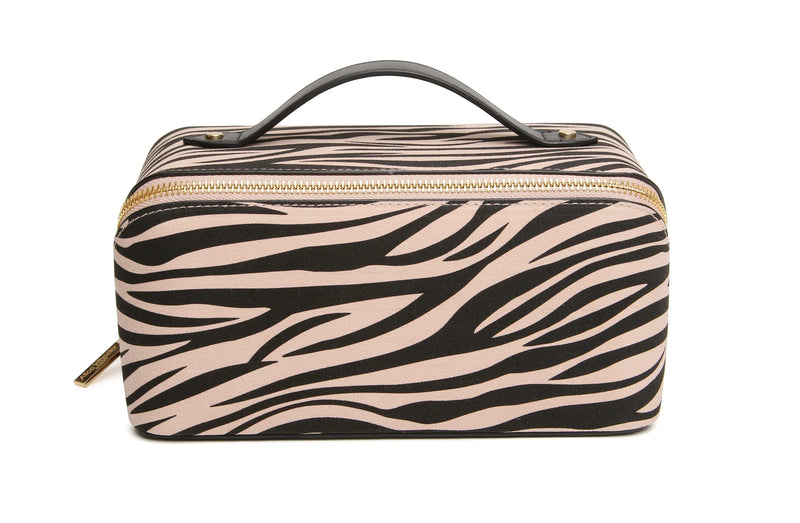 Bag Ymolchi - Sebra | Train Case by Alice Wheeler - Zebra
