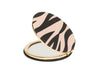 Drych Poced - Sebra | Compact Mirror by Alice Wheeler - Zebra
