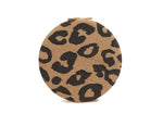 Drych Poced - Llewpart | Compact Mirror by Alice Wheeler - Leopard