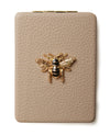 Drych Poced - Carreg | Compact Mirror by Alice Wheeler - Stone