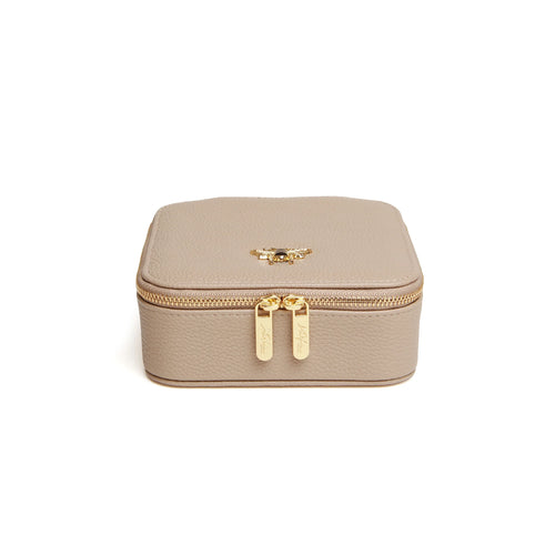 Blwch Gemwaith - Carreg | Jewellery Box / Travel Case by Alice Wheeler - Stone