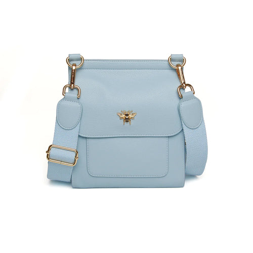 Bag Croesgorff - Glas | Bloomsburry Messenger Bag by Alice Wheeler - Pastel Blue