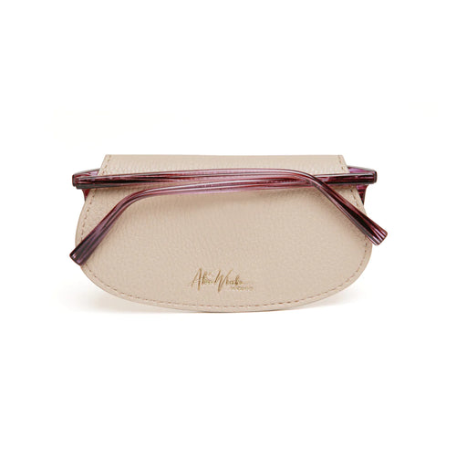 Câs Sbectol - Carreg | Glasses Case by Alice Wheeler - Stone