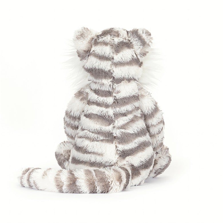 Teigr Eira Canolig | Jellycat Medium Bashful Snow Tiger