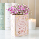 Fâs Siap Llyfr | Book Shaped Vase - Buy Yourself The Flowers