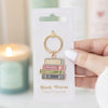 Modrwy Goriadau Llyfrau Enamel | Enamel Bookworm Keyring