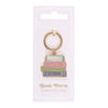 Modrwy Goriadau Llyfrau Enamel | Enamel Bookworm Keyring