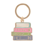 Modrwy Goriadau Llyfrau Enamel | Enamel Bookworm Keyring