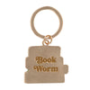Modrwy Goriadau Llyfrau Enamel | Enamel Bookworm Keyring