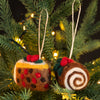 Addurn Nadolig Ffelt - Roulade | Christmas Felt Decoration - Roulade