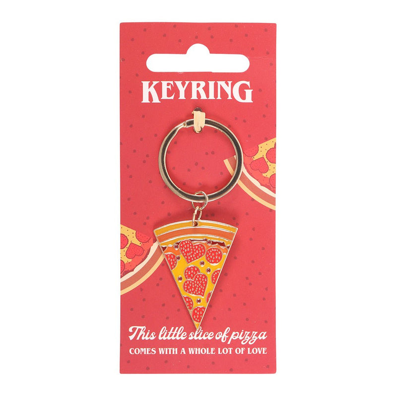 Modrwy Goriadau Pitsa Enamel | Enamel Pizza Slice Keyring