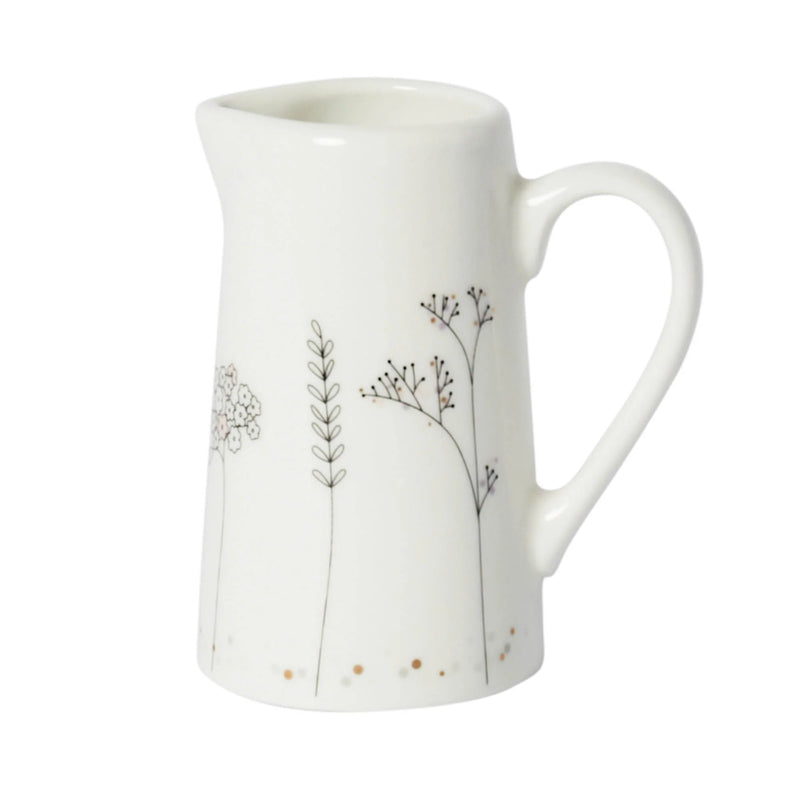 Jwg Flodau Fechan - Blodau Gwyllt | Tiny Ceramic Jug - Wildflowers