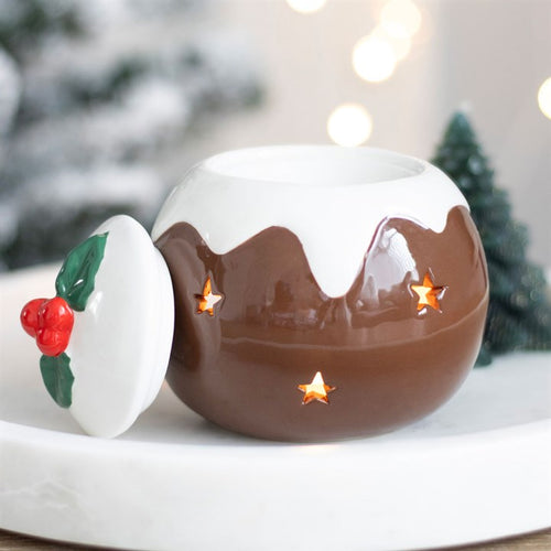 Llosgwr Olew - Pwdin 'Dolig | Oil Burner - Christmas Pudding