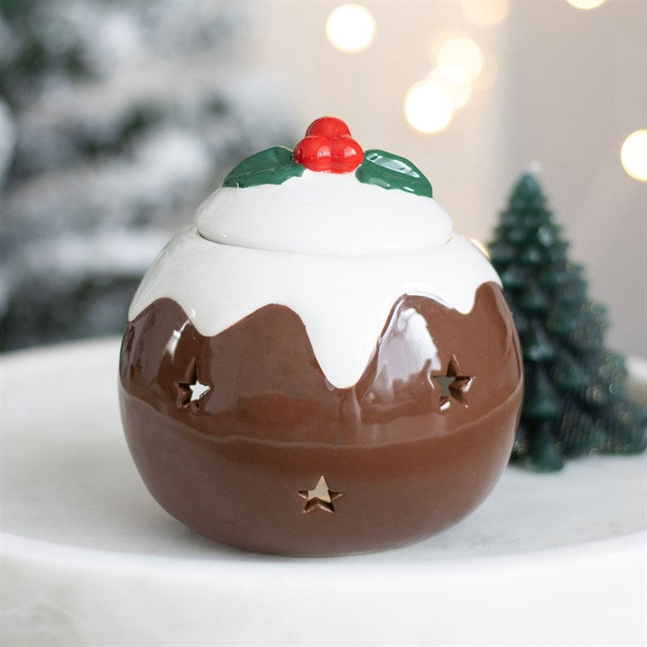 Llosgwr Olew - Pwdin 'Dolig | Oil Burner - Christmas Pudding