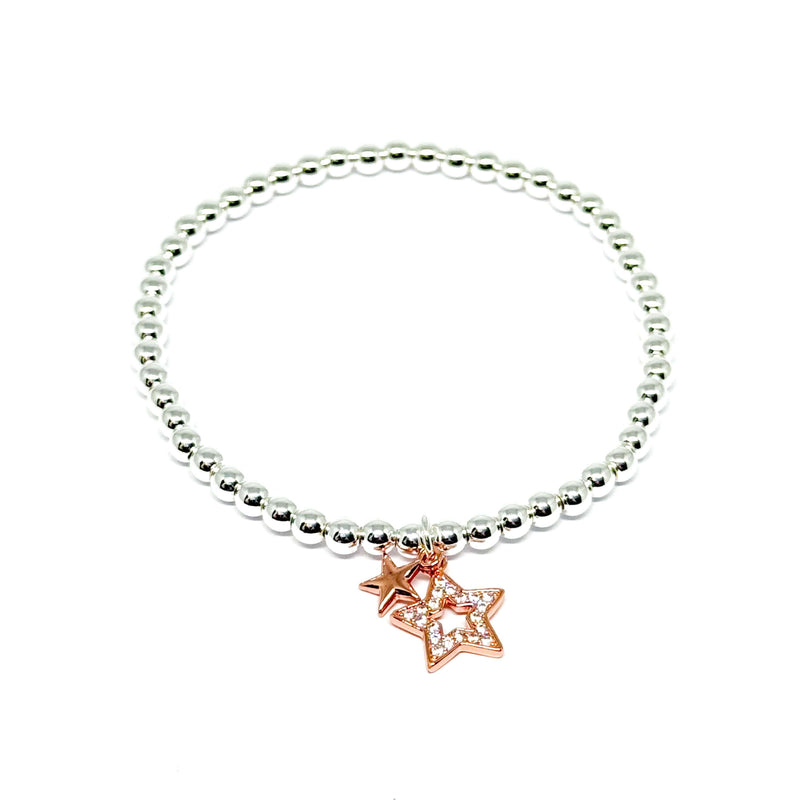 Breichled Callie - Aur Coch | Callie Bracelet - Rose Gold
