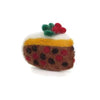 Addurn Nadolig Ffelt - Cacen 'Dolig | Christmas Felt Decoration - Cake