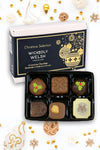 Sioceld Wickedly Welsh  | Wickedly Welsh Chocolate - Christmas Box of Six