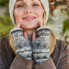 Cynheswyr Garddwrn Pachamama | Pachamama Wrist Warmer - Classic Fairisle Natural