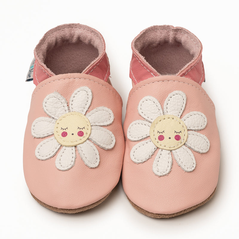 Esgidiau Inch Blue Blodyn Haul | Dozy Daisy Pink Inch Blue Shoes