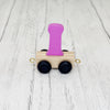 Trên y Wyddor - “I” Lliw - Pinc  | Alphabet Train - Coloured “I” - Pink