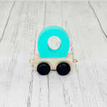 Trên y Wyddor - “O” Lliw - Gwyrddlas | Alphabet Train - Coloured “O” - Turquoise