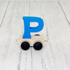 Trên y Wyddor - “P” Lliw - Glas  | Alphabet Train - Coloured “P” - Blue