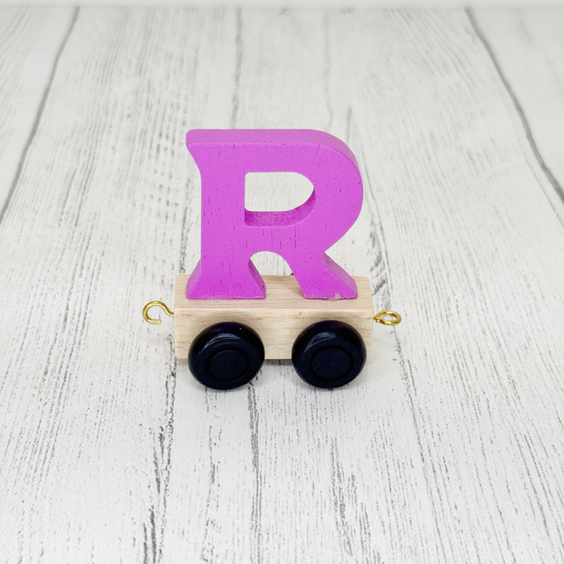 Trên y Wyddor - “R” Lliw - Pinc  | Alphabet Train - Coloured “R” - Pink