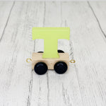Trên y Wyddor - “T” Lliw - Gwyrdd  | Alphabet Train - Coloured “T” - Gwyrdd Golau