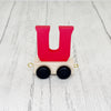 Trên y Wyddor - “U” Lliw - Coch  | Alphabet Train - Coloured “U” - Red