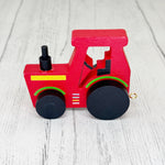 Trên y Wyddor - Tractor Blaen Lliw - Coch | Alphabet Train - Colour Front End Tractor - Red