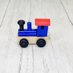 Trên y Wyddor - Injan Blaen Lliw - Glas a Coch | Alphabet Train - Colour Front End Engine - Blue & Red