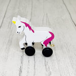 Trên y Wyddor - Uncorn Blaen Lliw | Alphabet Train - Colour Front End Unicorn