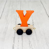 Trên y Wyddor - “Y” Lliw - Oren  | Alphabet Train - Coloured “Y” - Orange