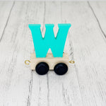 Trên y Wyddor - “W” Lliw - Gwyrddlas  | Alphabet Train - Coloured “W” - Turquoise