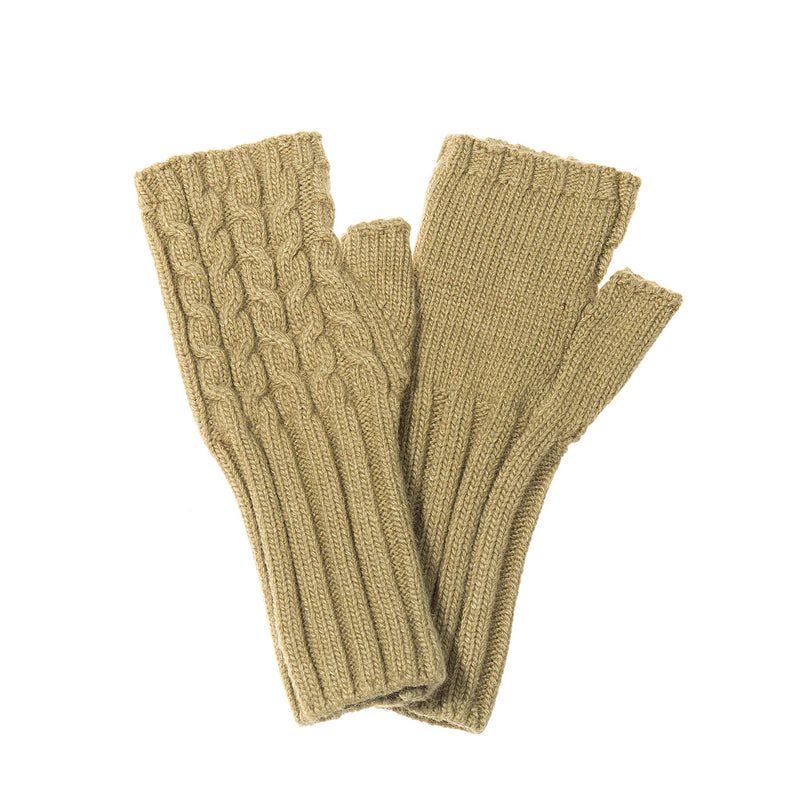 Menig Ronnie - Gwyrdd | Ronnie Wristwarmers - Artichoke