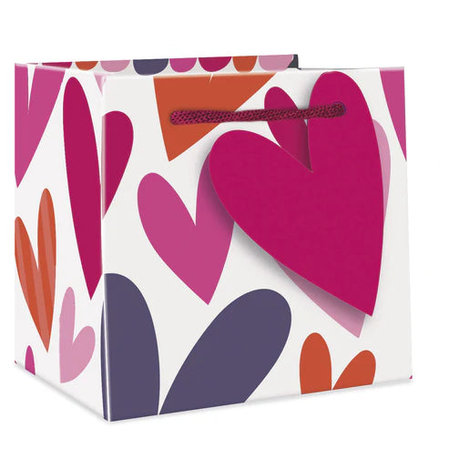 Bag Anrheg Mwg | Mug Gift Bag - Big Hearts