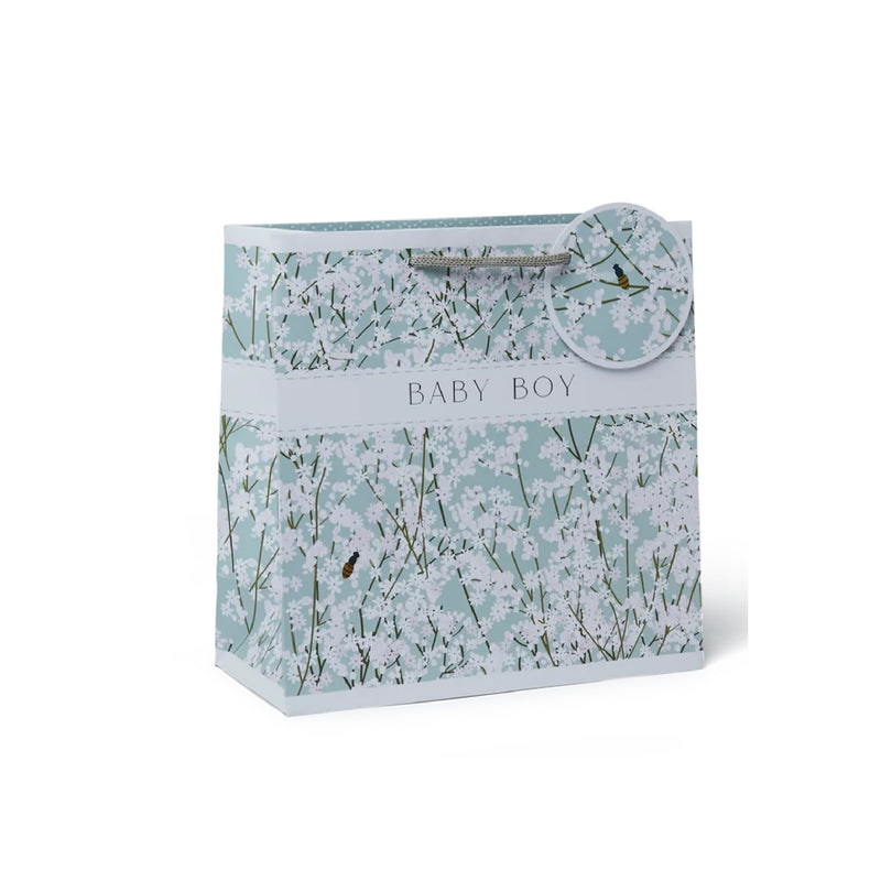 Bag Anrheg Canolig | Medium Gift Bag - Baby Boy Blue