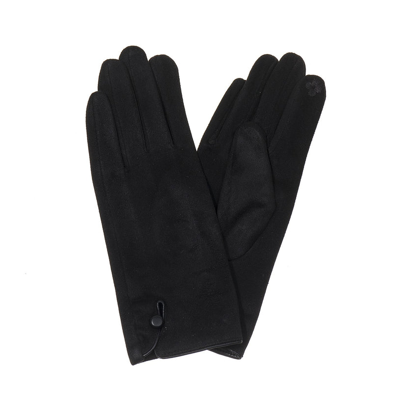 Menig Swêd - Du | Faux Suede Gloves - Ebony